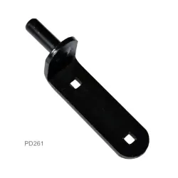 Kovanie 150x35x4 mm,  14mm, povrch čierny lak Kovanie 150x35x4 mm,  14mm, povrch čierny lak